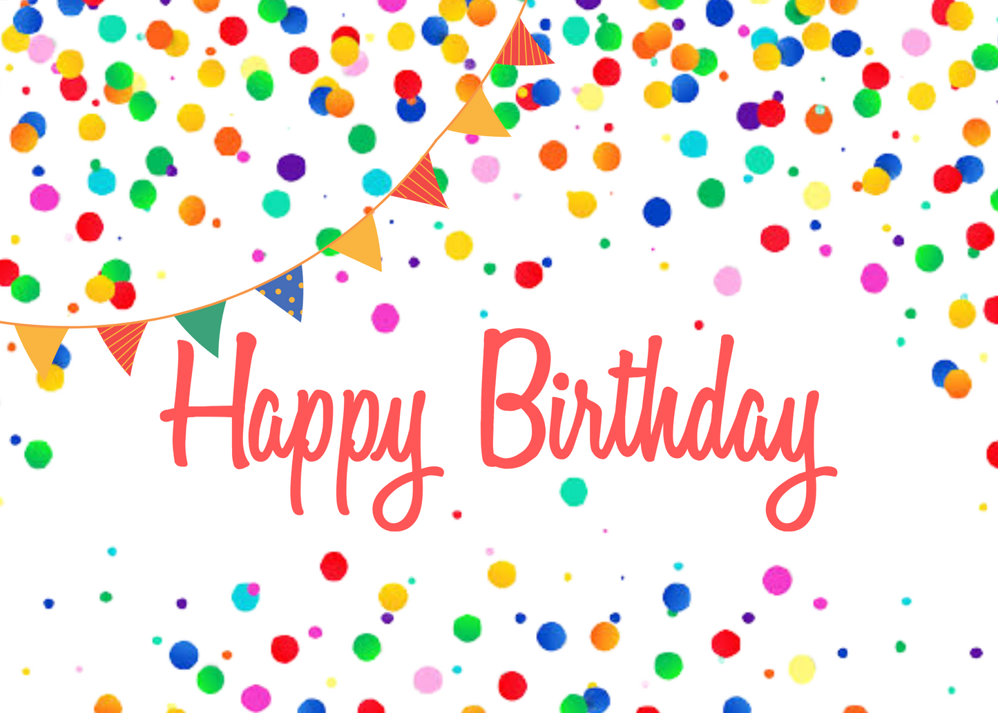 Birthday Flag card