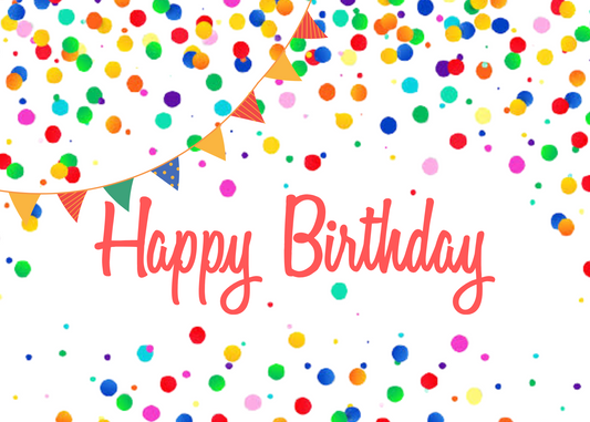 Birthday Flag card